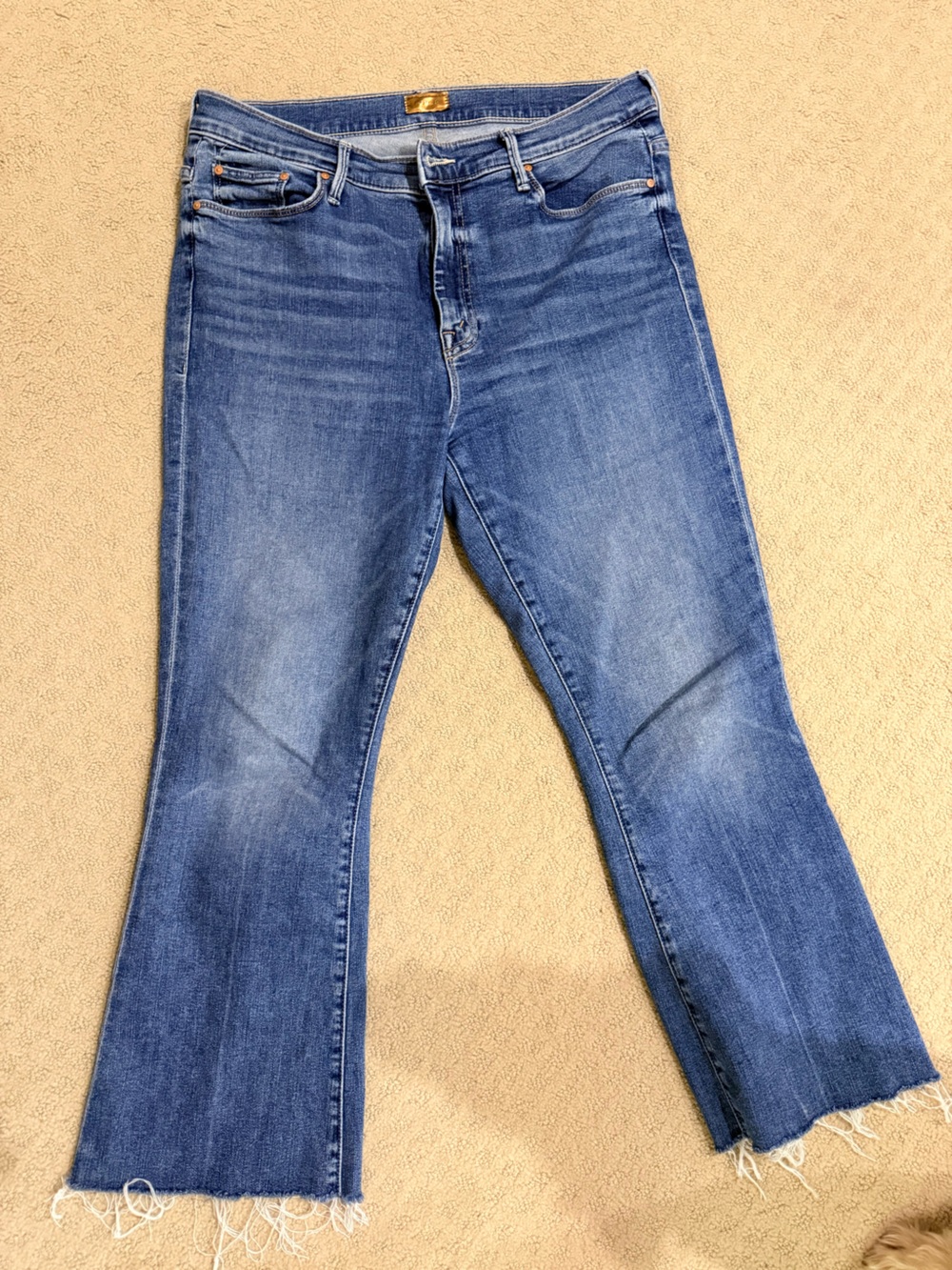 MOTHER Women's Washed Blue Skinny Jeans
